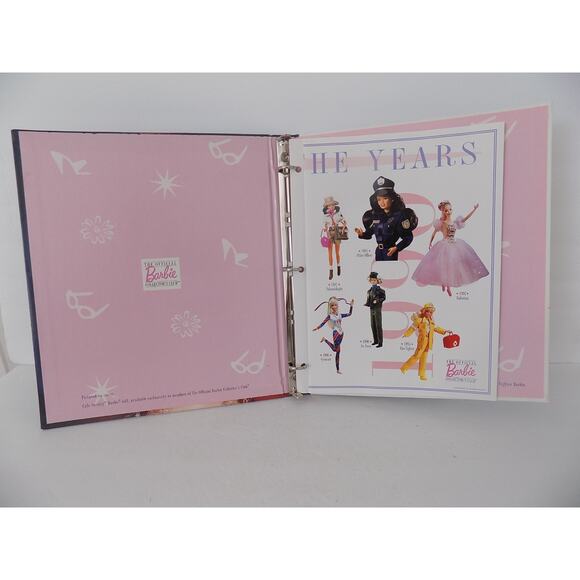 Barbie Collector's Club binder with pull out poster NEW - Picture 5 of 5
